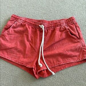 AERIE Women's Red Casual Shorts